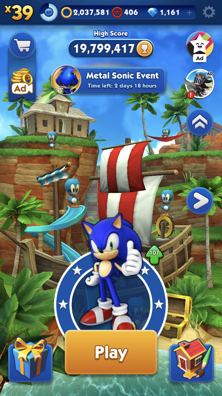 Green Hill Zone, Sonic Dash