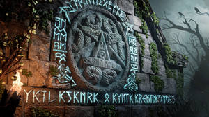 Norse writing on a wall
