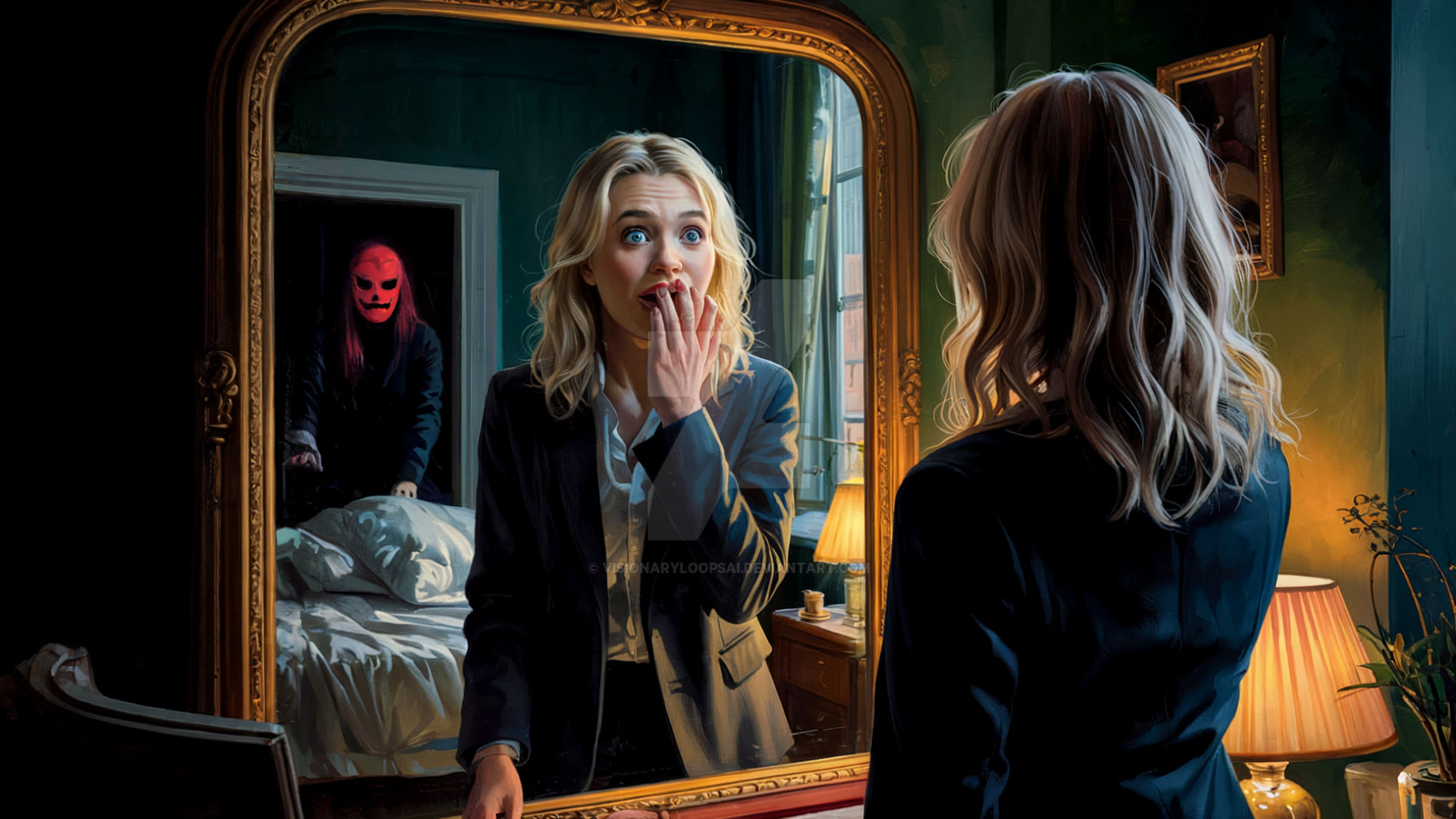 Reflections of Fear by VisionaryLoopsAI on DeviantArt