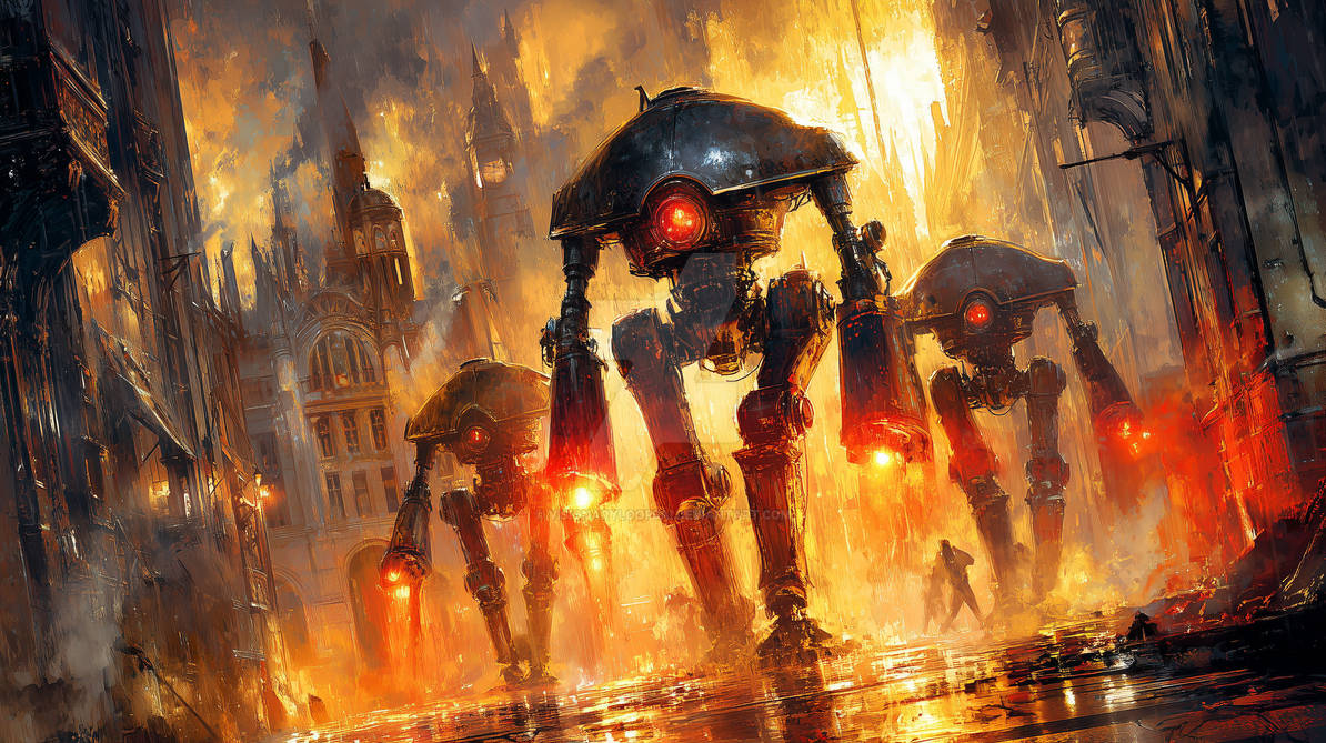 The Machine Rises Rise of the Machines by VisionaryLoopsAI on DeviantArt