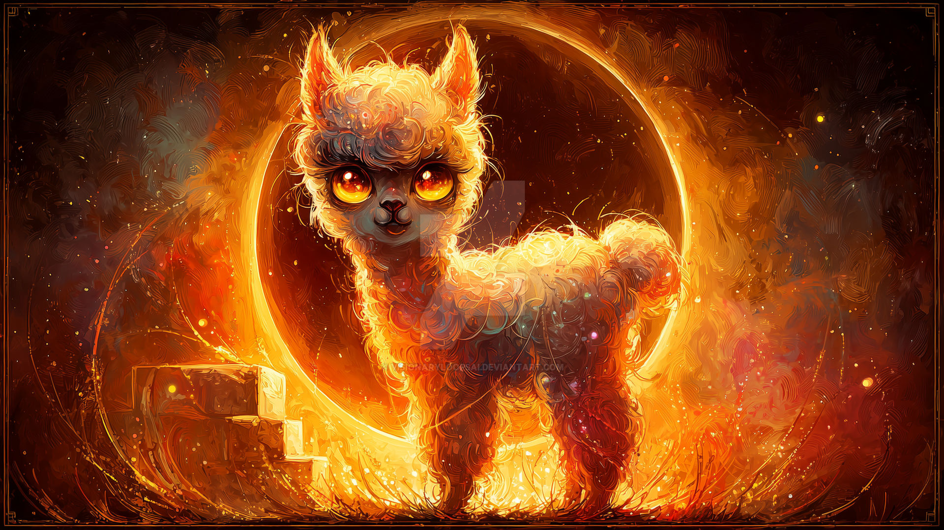 Ember Loop Ember Soul Alpaca by VisionaryLoopsAI on DeviantArt
