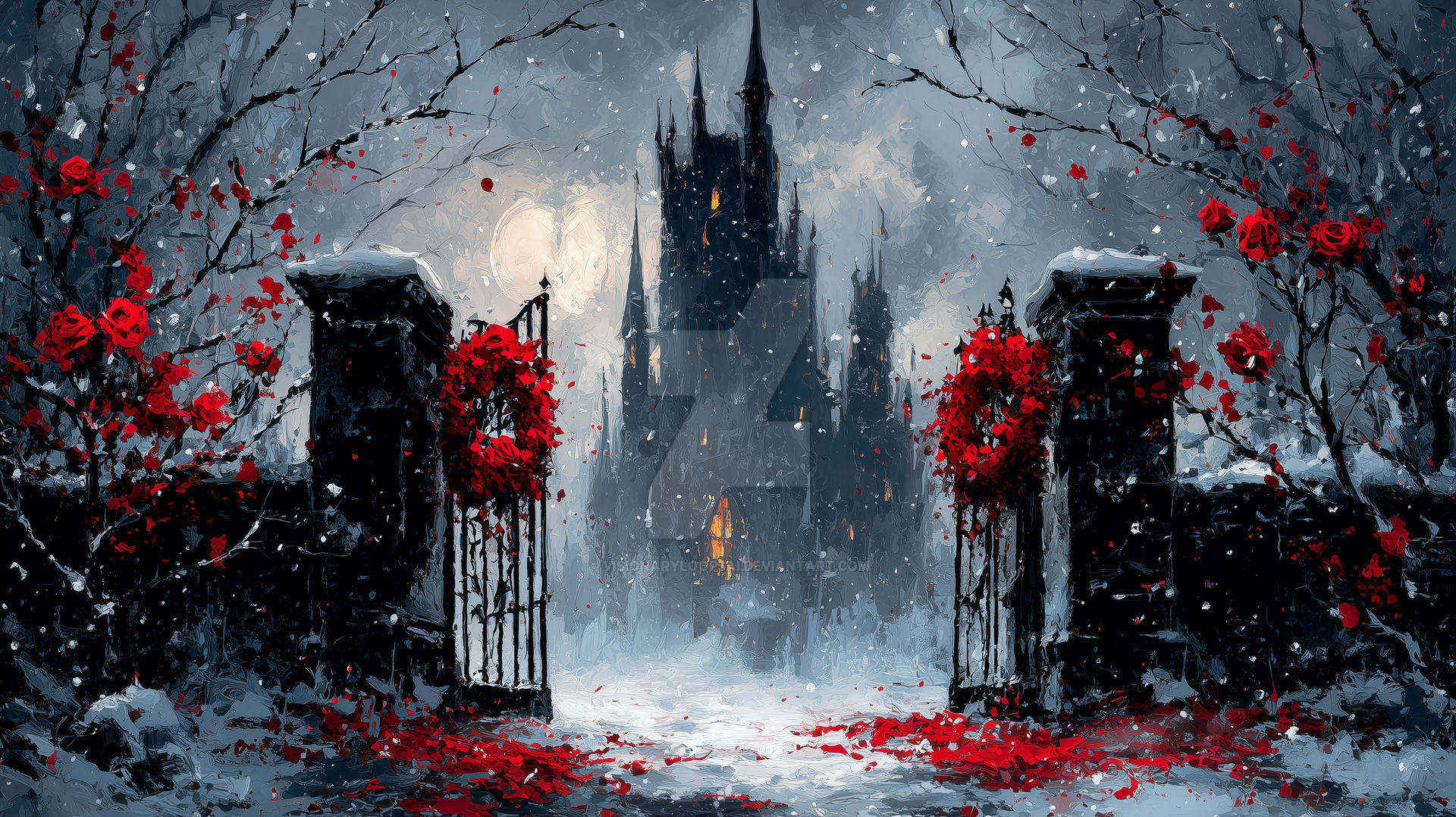 Gothic Cold Gothic Winter by VisionaryLoopsAI on DeviantArt