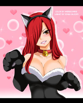 Fairy Tail - Erza Neko Kawaii