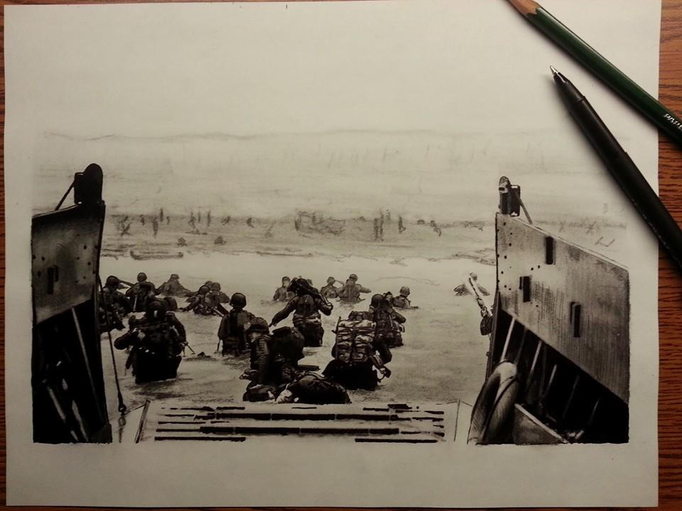 Draw Normandy Normandy landing by auggie-o on DeviantArt