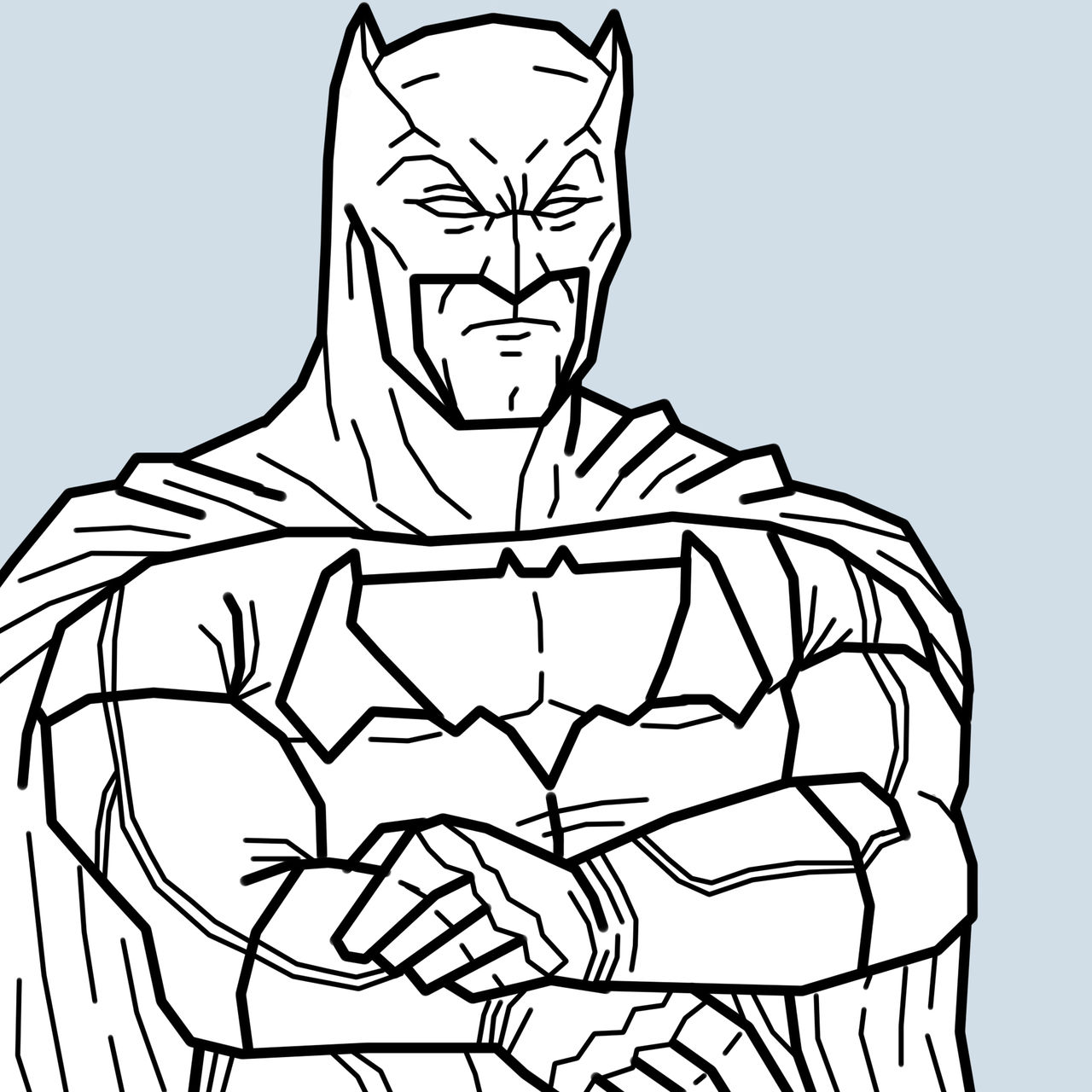 Underlining Batman Batman Line by nakajimaarts on DeviantArt