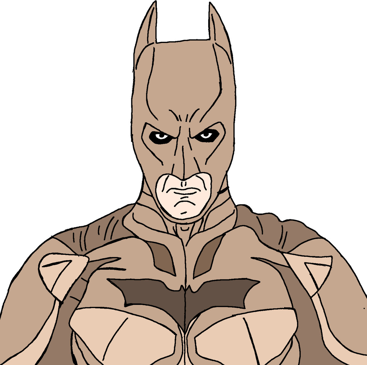 Batman dark knight brown by nakajimaarts on DeviantArt