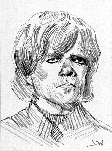 Tyrion Lannister Game of Thrones Sketch Card