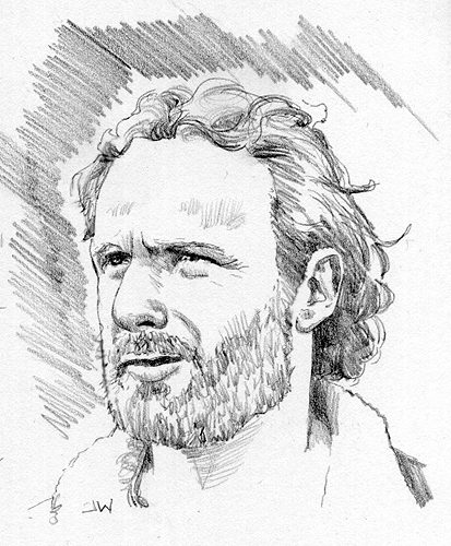 Rick The Walking Dead Sketch Card