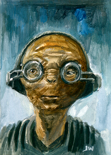 Maz Kanata Star Wars Sketch Card