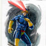 Marvel Masterpieces 2014 Cyclops Sketch Card