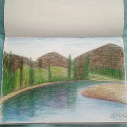 generic landscape drawing by JingTingWei