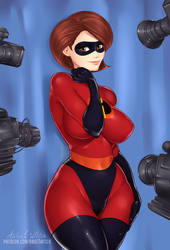 Elastigirl  going to reveal herself!