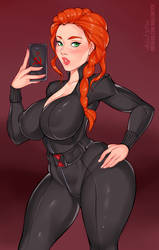 Black Widow selfie