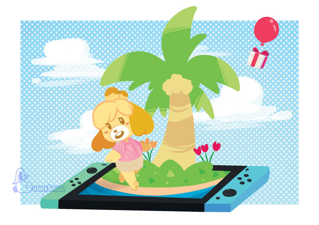 Isabelle ACNH by bunnyangelart on DeviantArt