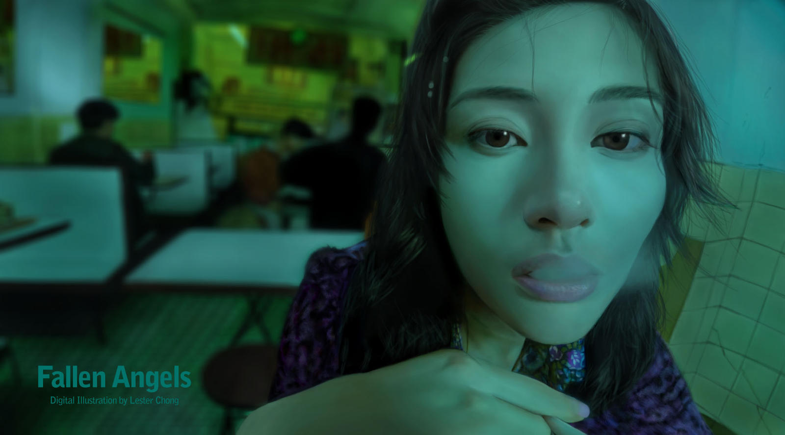 Digital Drawing: Wong Kar-Wai's Fallen Angels by lyzeravern on DeviantArt