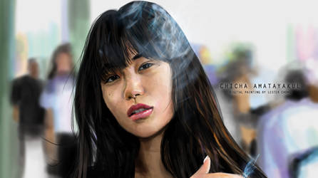 Speed Portrait Painting: Chicha Amatayakul