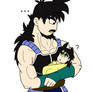 Daddy and Baby Saiyan