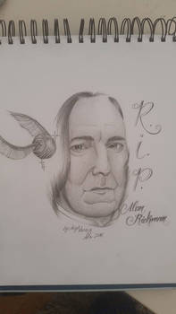 Alan Rickman Portrait