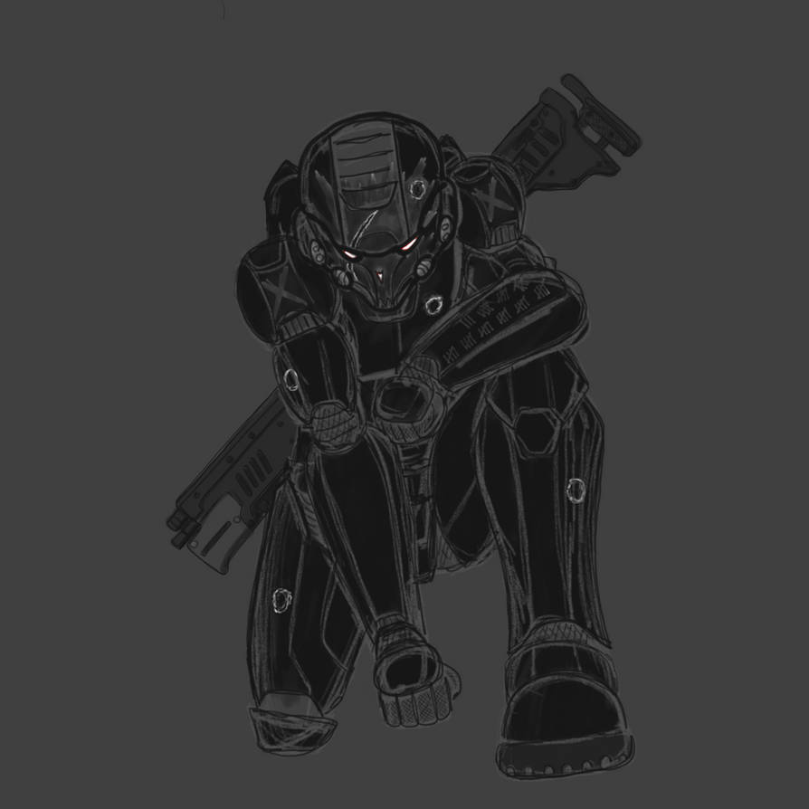 Ranger Powered Armor 1 by KingFicus on DeviantArt