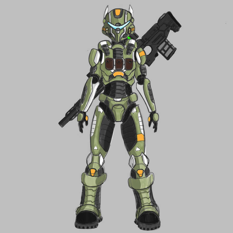 Ranger Powered Armor 2 by KingFicus on DeviantArt