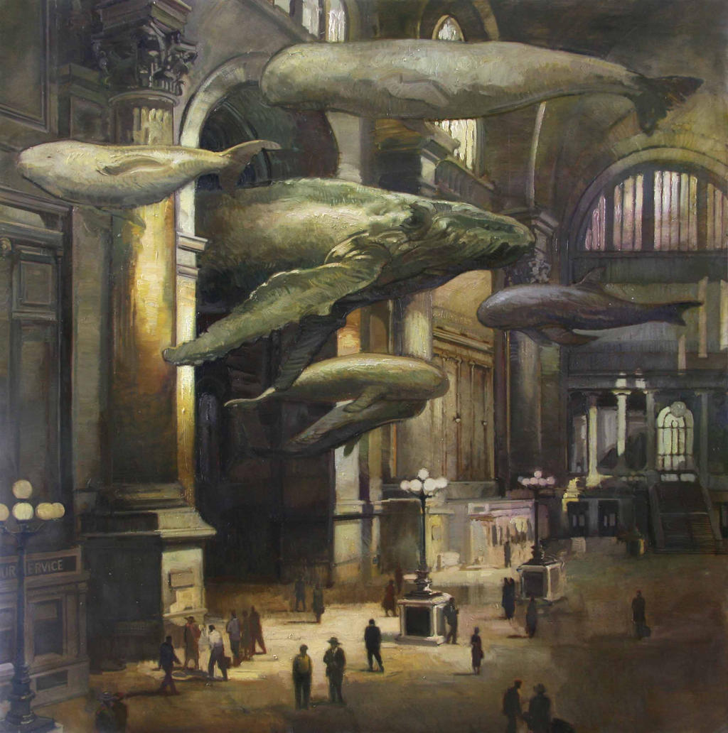 Rush Hour 60 X 60 by francis-livingston