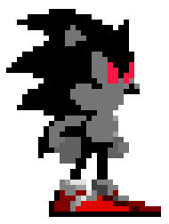 AML-7001s sonic form(AML-7001 is a sonic.exe oc)