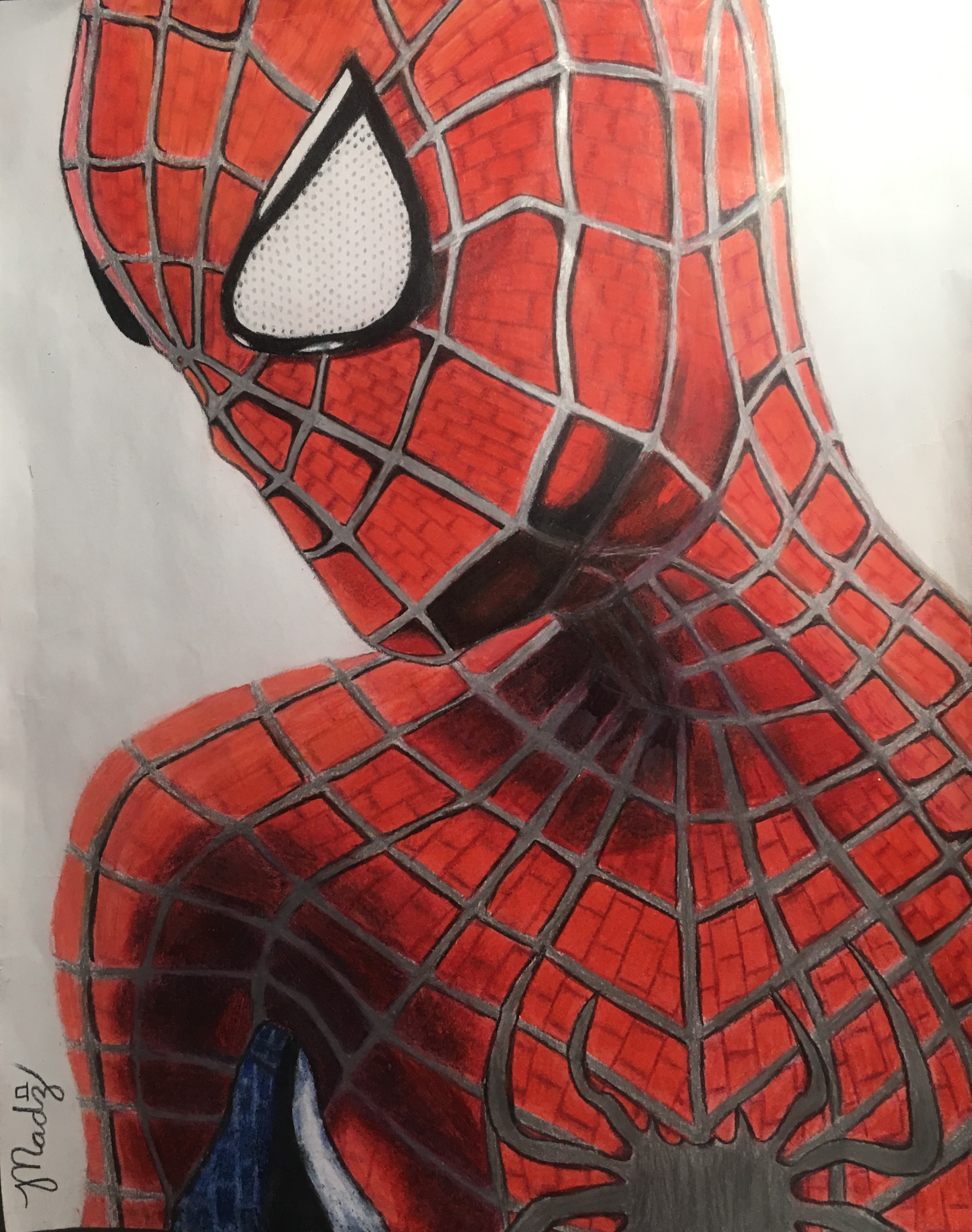 Realistic Spider Man Drawing By Madz Hatterz On DeviantArt realistic-spider-man-drawing-by-madz-hatterz-on-deviantart