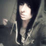 Emo girl with hoodie