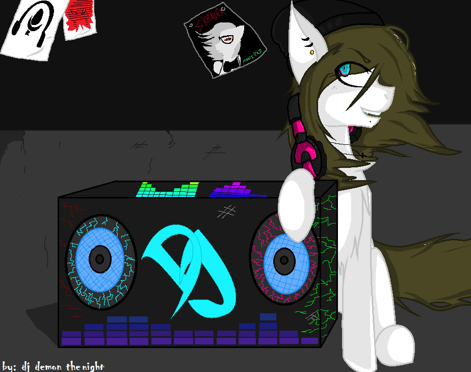 mlp oc dj by demon-97 on DeviantArt