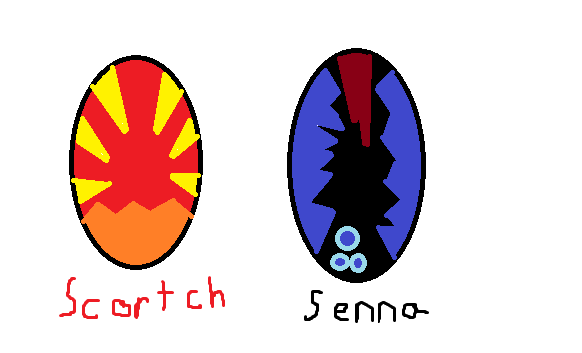 Scorch and Senna eggs