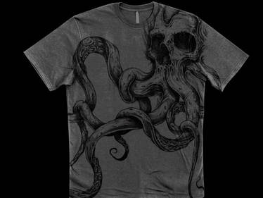 Skulltapus Shirt Design