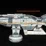 Mass Effect Hammerhead Paper model Side view