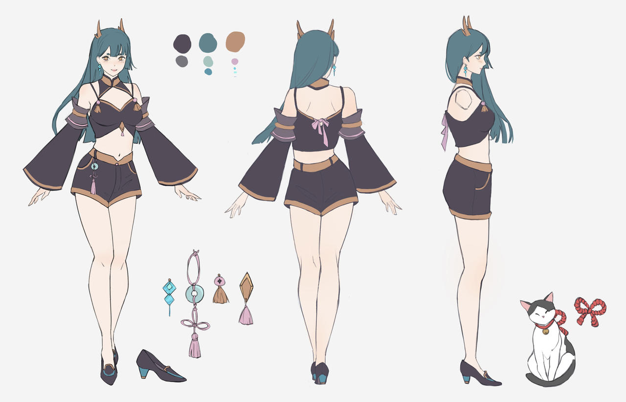 wallpapers Design Character Sheet Oc oc design character sheet by rei kaa on