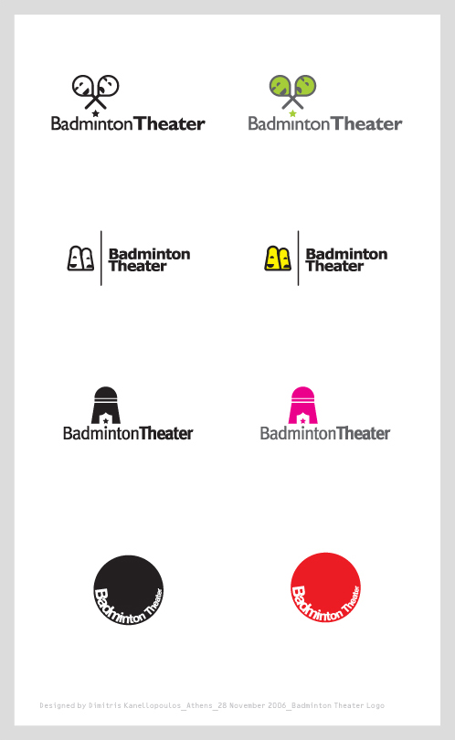 baminton theater logo proposal