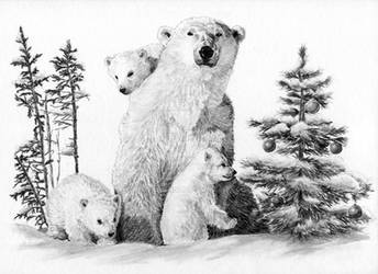 Christmas Polar Bears