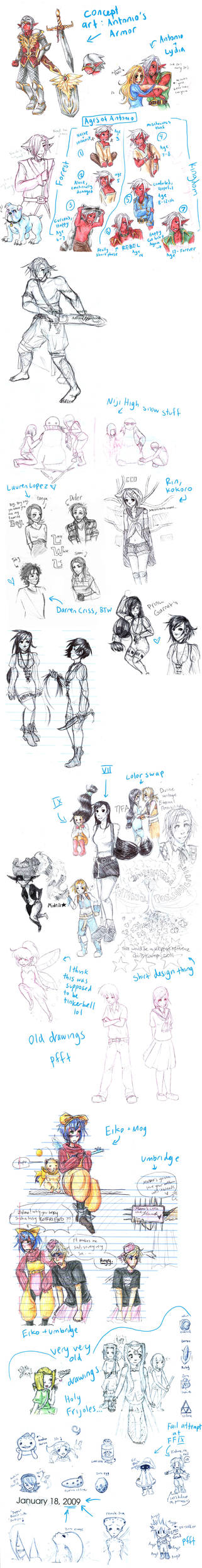 Bonus Sketch Dump 2011