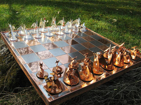 Chess Set of Dragons
