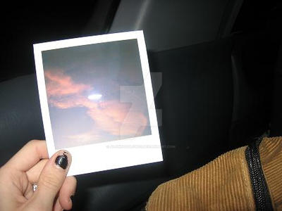 Polaroid of the sky.