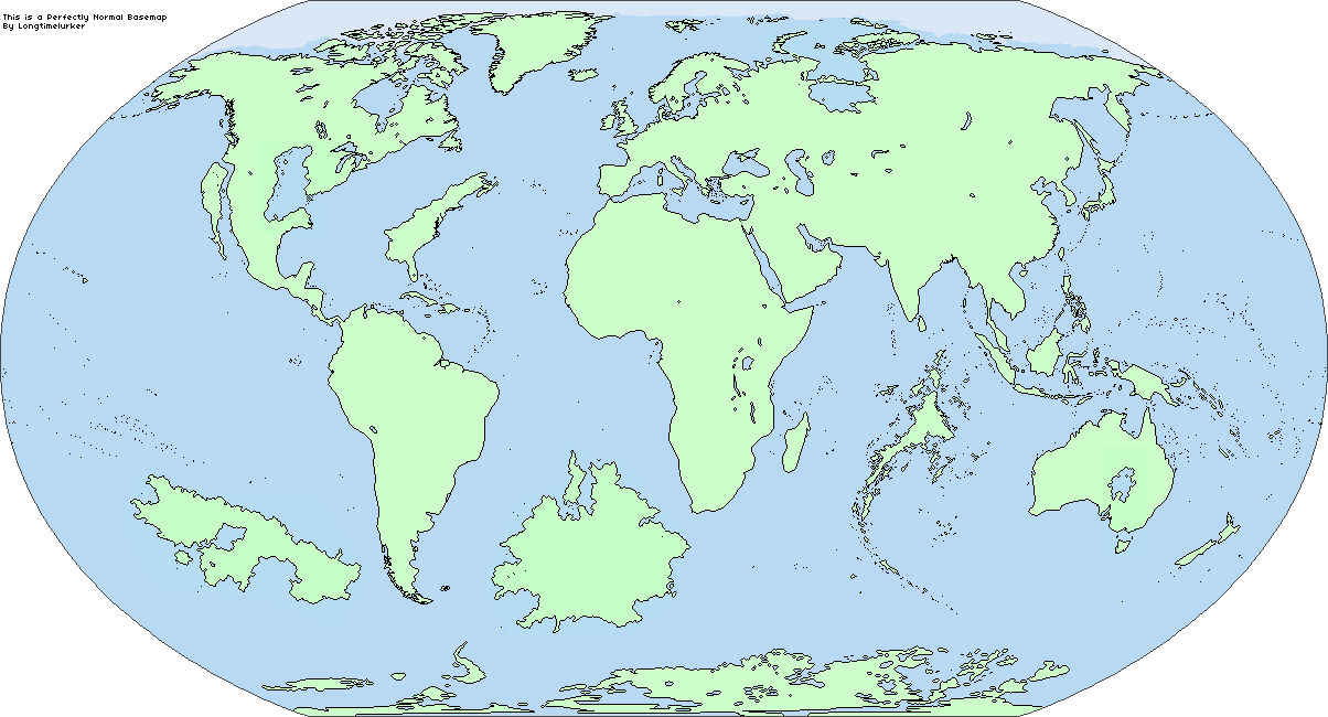 Perfectly Normal Worlda Basemap by longtimelurkerAH on DeviantArt