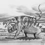 Shaximiao Showdown-Tuojiangosaurus and Sinraptor