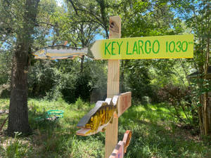 Key Largo bonefish marker sign