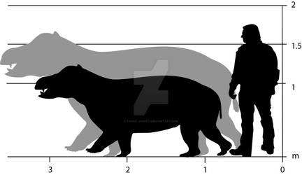 Coryphodon relative size