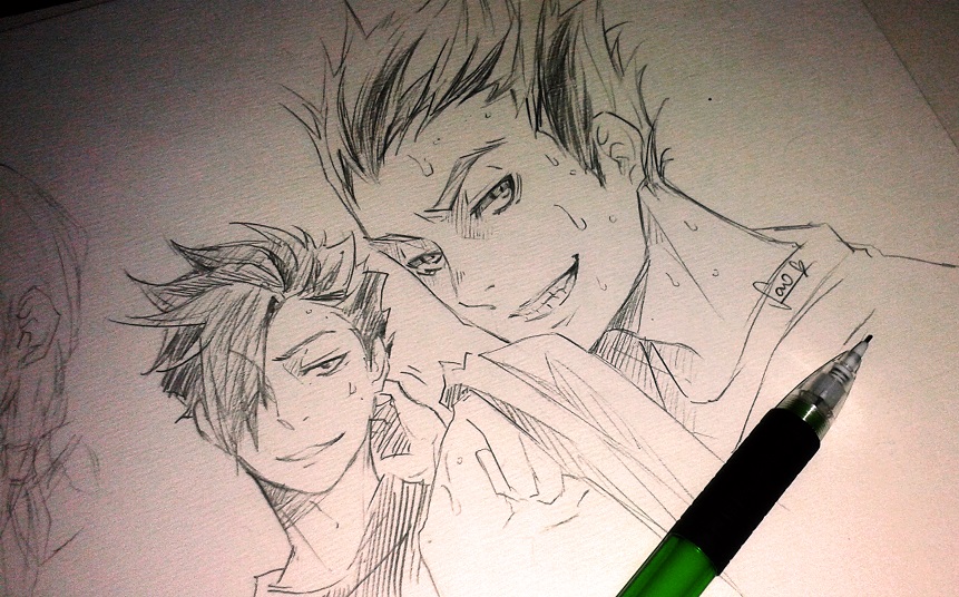 Bokuto and Kuroo