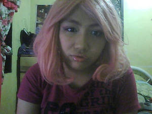 Boredome/Playing with wig