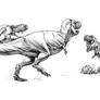 T. rex confrontation