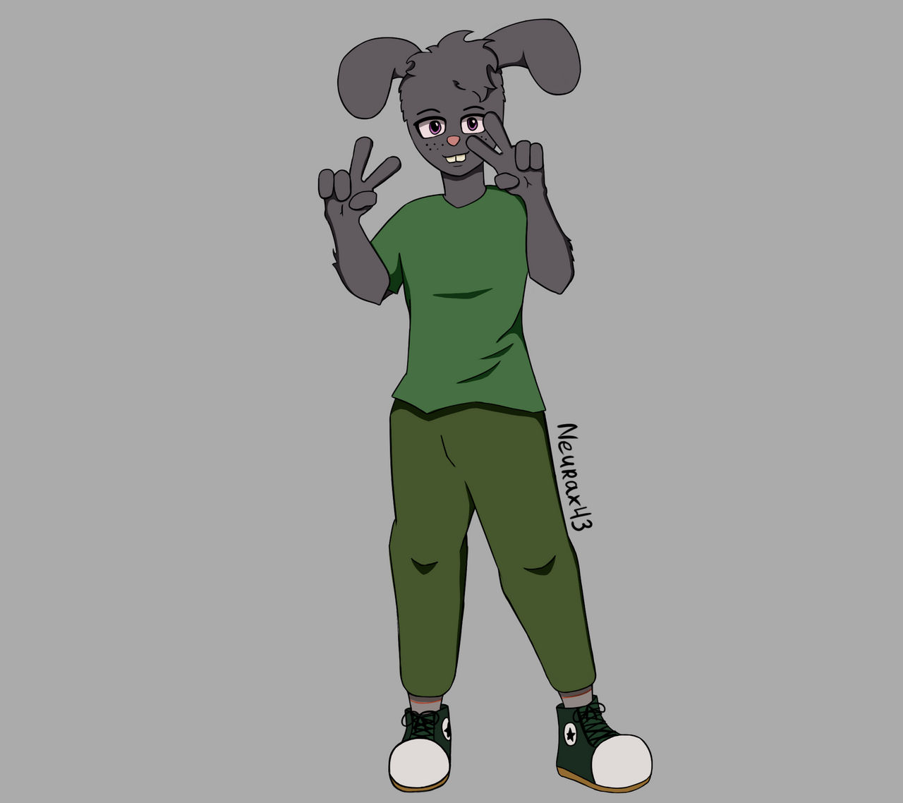 Furry rabbit by Neurax43 on DeviantArt