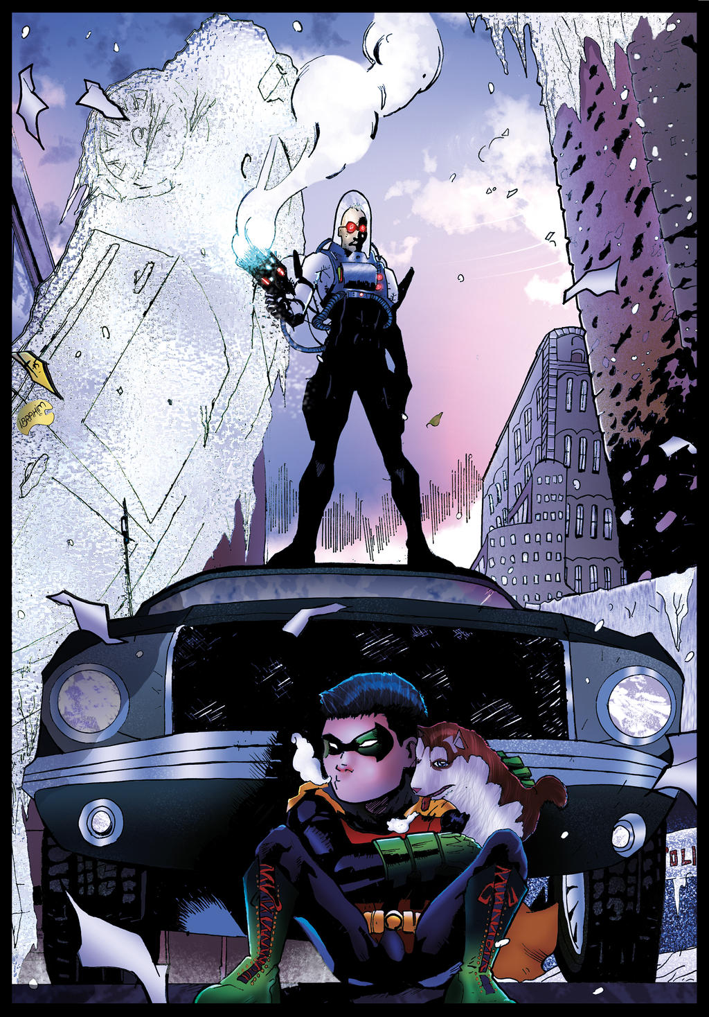 Mr Freeze and Robin