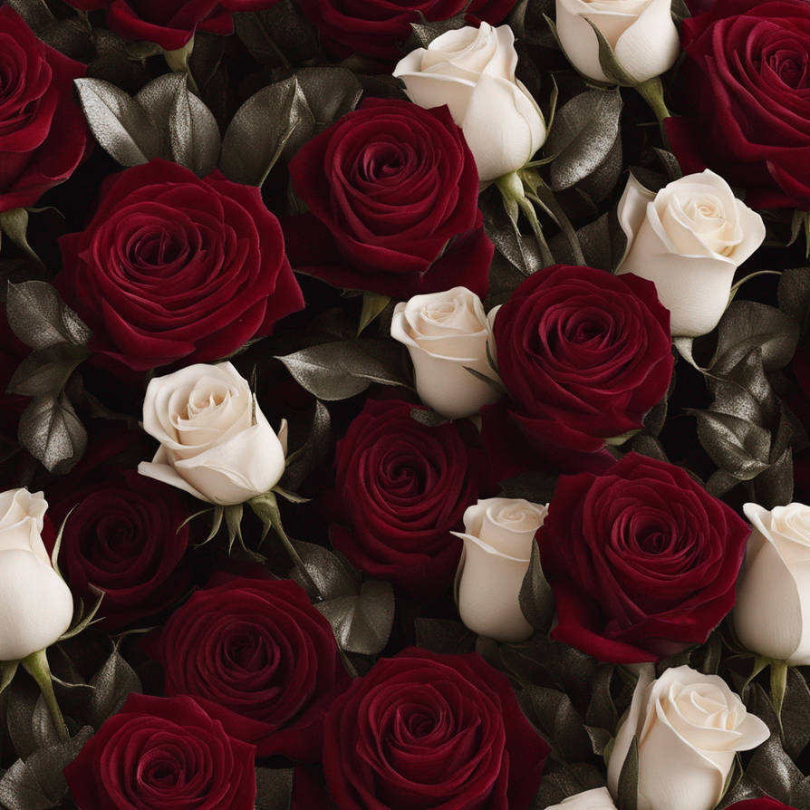 Redv Roses Beautiful dark red velvet glamorous roses in a fan by cupidpoetry7777 ...