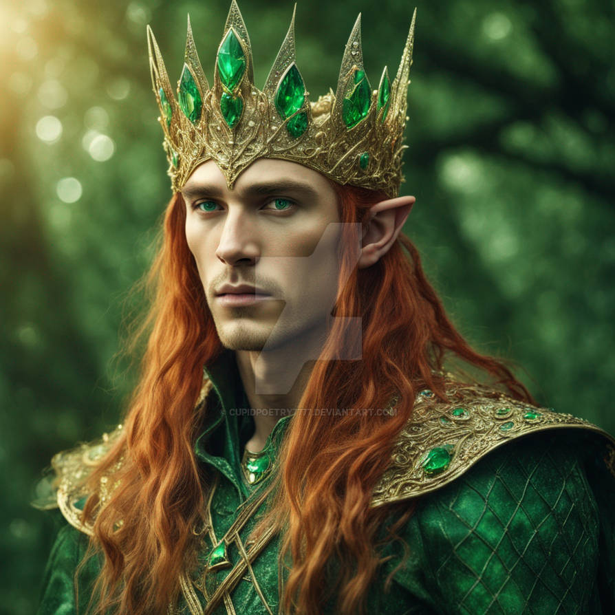 Elven King stunning mystical mysterious elven dres by cupidpoetry7777 ...