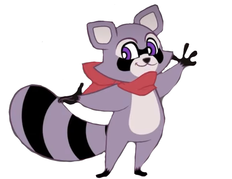 Rambley the raccoon (indigo Park) by jubblethekoopa200 on DeviantArt